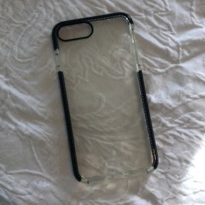 iPhone plus clear case, never used